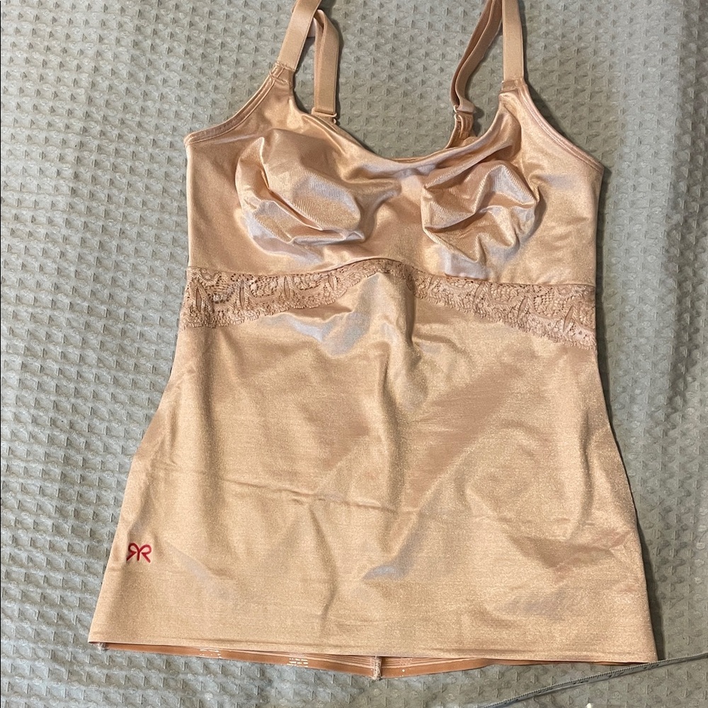 Ruby Ribbon Lace  Blush Shapewear Top